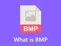 Ikona pliku graficznego w formacie BMP. Pod spodem napis "What is BMP".