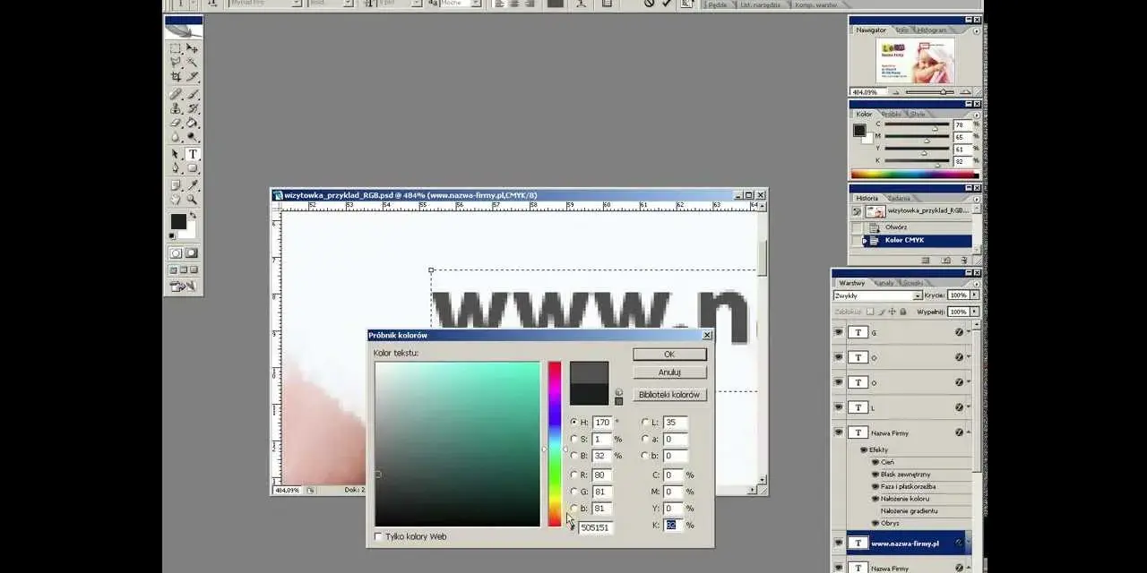 Jak zmienić RGB na CMYK w Photoshopie i uniknąć utraty kolorów