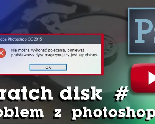 Jak zmienić dysk magazynujący w Photoshopie i poprawić wydajność