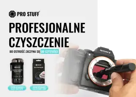 Profesjonalne czyszczenie obiektywu aparatu Sony. Zestawy Pro Stuff zapewnią ostrość od czystości.